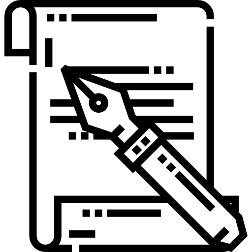 Writing and drafting icon